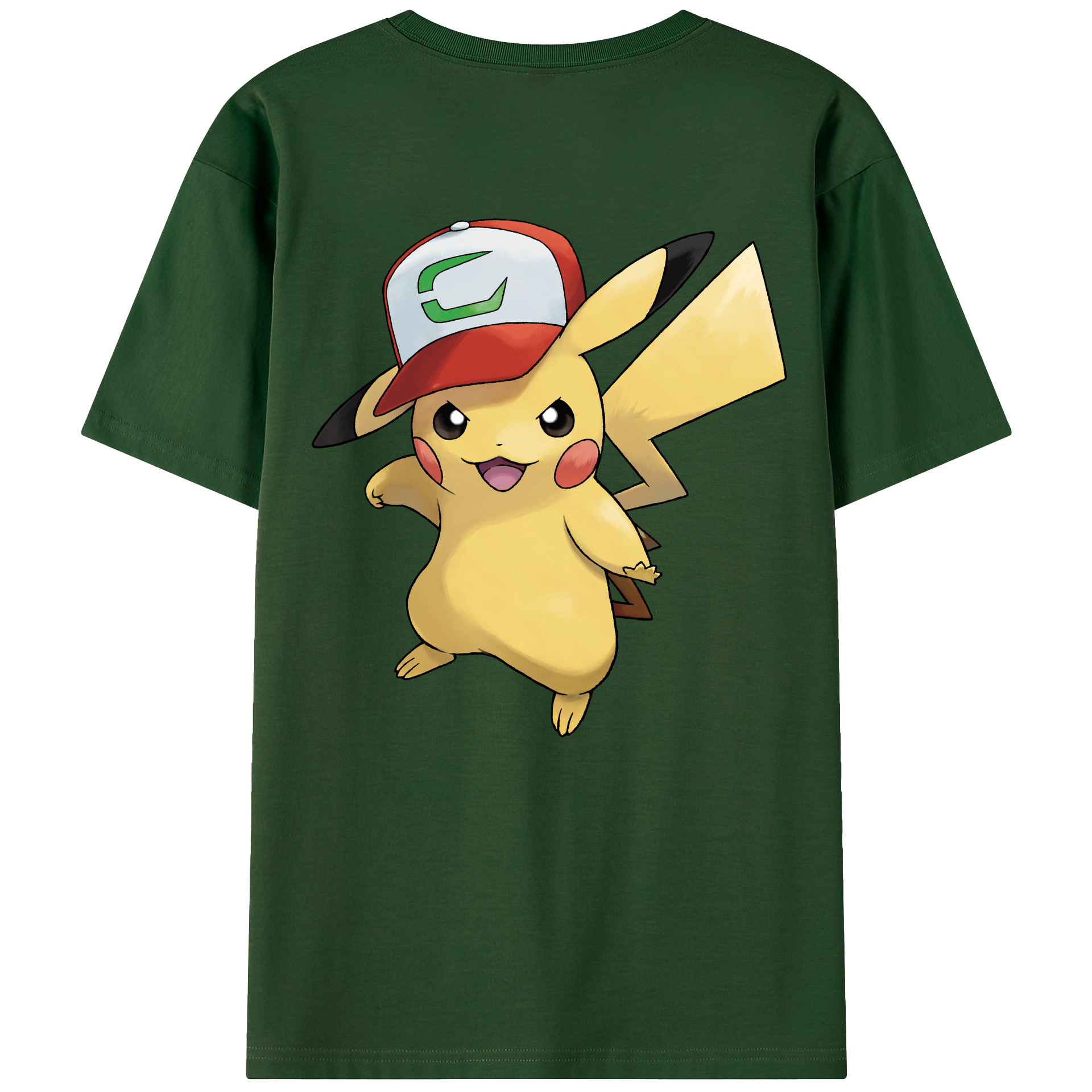 （画像用） ポケットモンスター Pokémon 綿100％半袖Tシャツ（背面プリント）